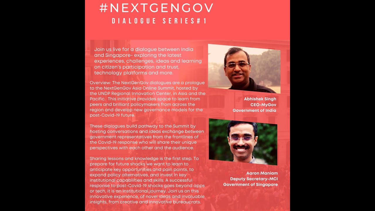 NextGenGov Dialogue: India and Singapore