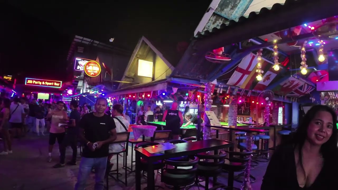 Soi RCA Entertainment and  Ao Nang Center Point. Ao Nang Krabi Thailand august 2025