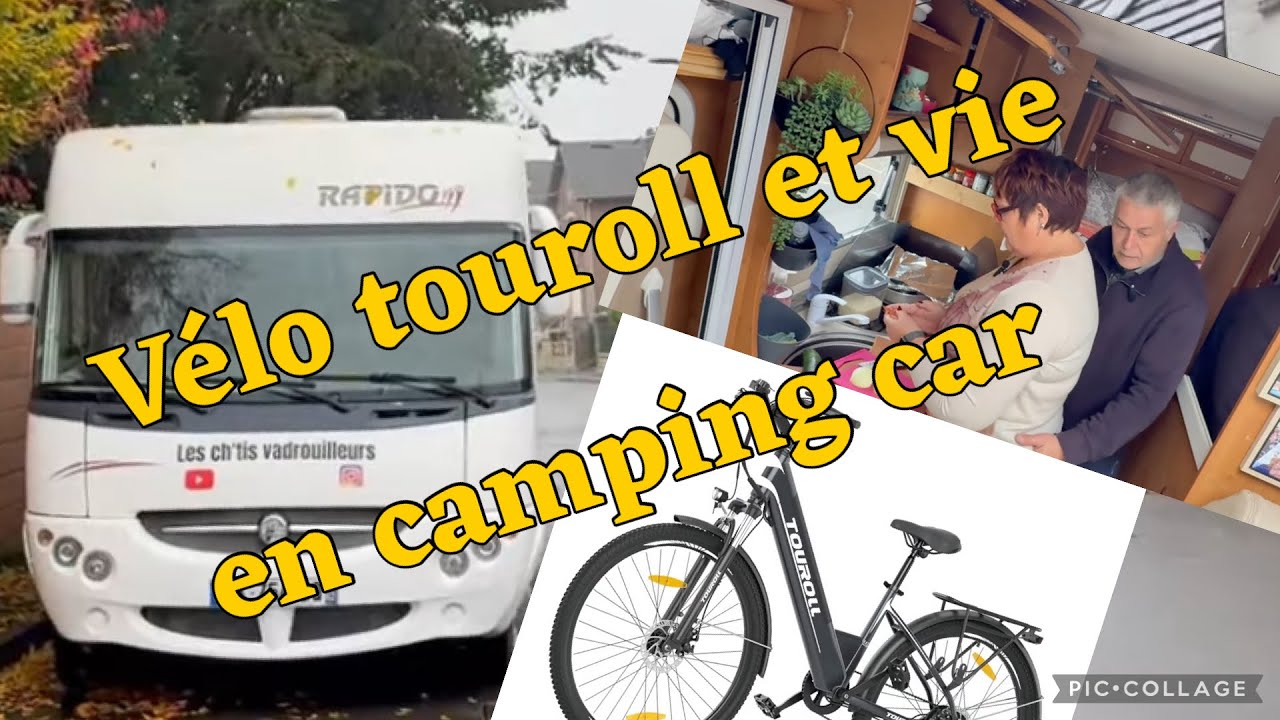 182 👉🏻 Un spot nature au top, présentation du vélo Touroll J1 ST, visite, et vie en camping car