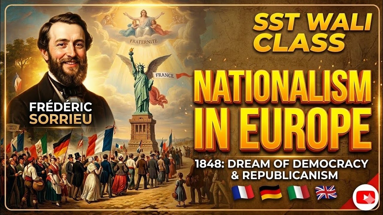 Frederic Sorrieu's Painting Secret Explained🔥TheRiseofNationalisminEurope Class 10 | SSTWaliClass