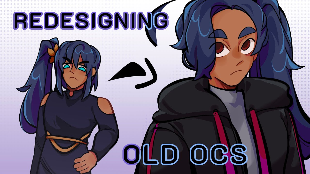 REDESIGNING my OLD OCs #1 - The MAIN CHARACTERS!! ✨