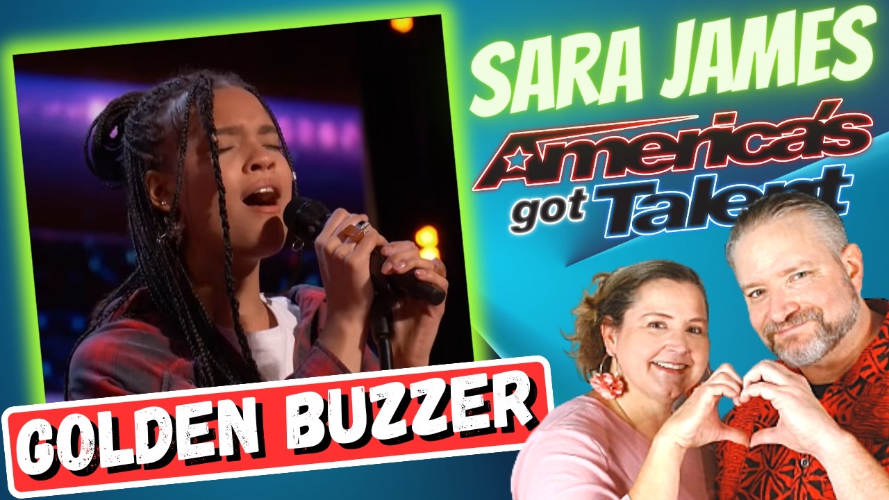 First Time Reaction to Sara James - Golden Buzzer - 