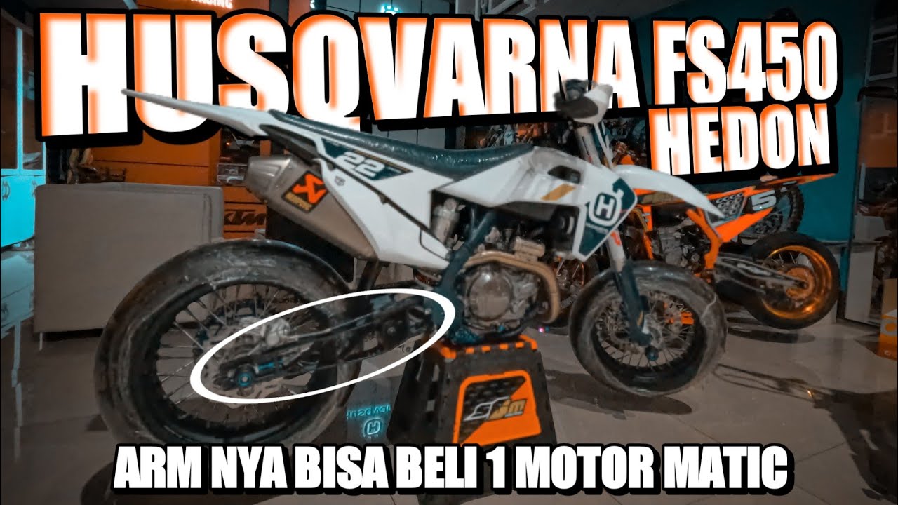 HUSQVARNA FS450 SUPERMOTO SPEK HEDON ☑️DI PAKE HARIAN BUAT KE WARUNG😱