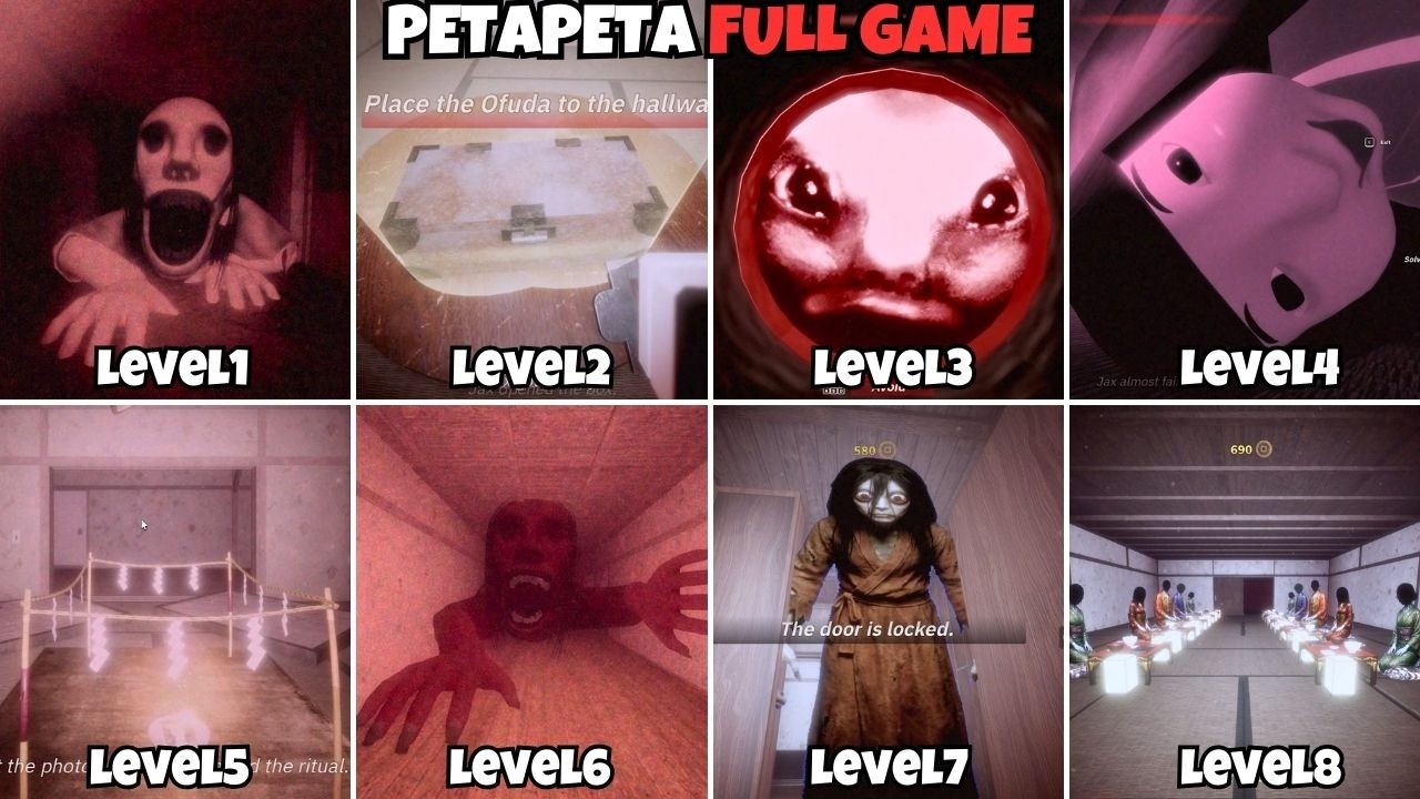 PETAPETA: Level 1 to 8 Full Walkthrough