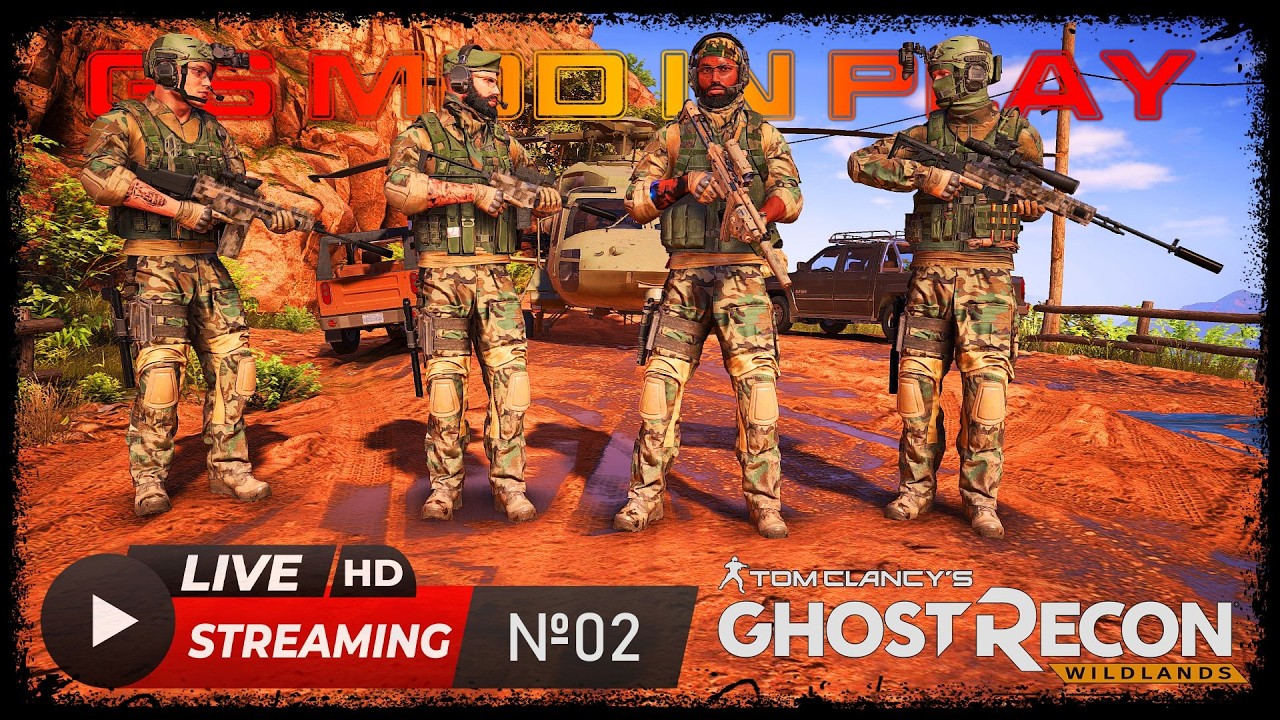 Operação Casal Fofo em Itacua/Coop/P2/Delta Seals/Ghost Recon Wildlands/Live №02 4K💀
