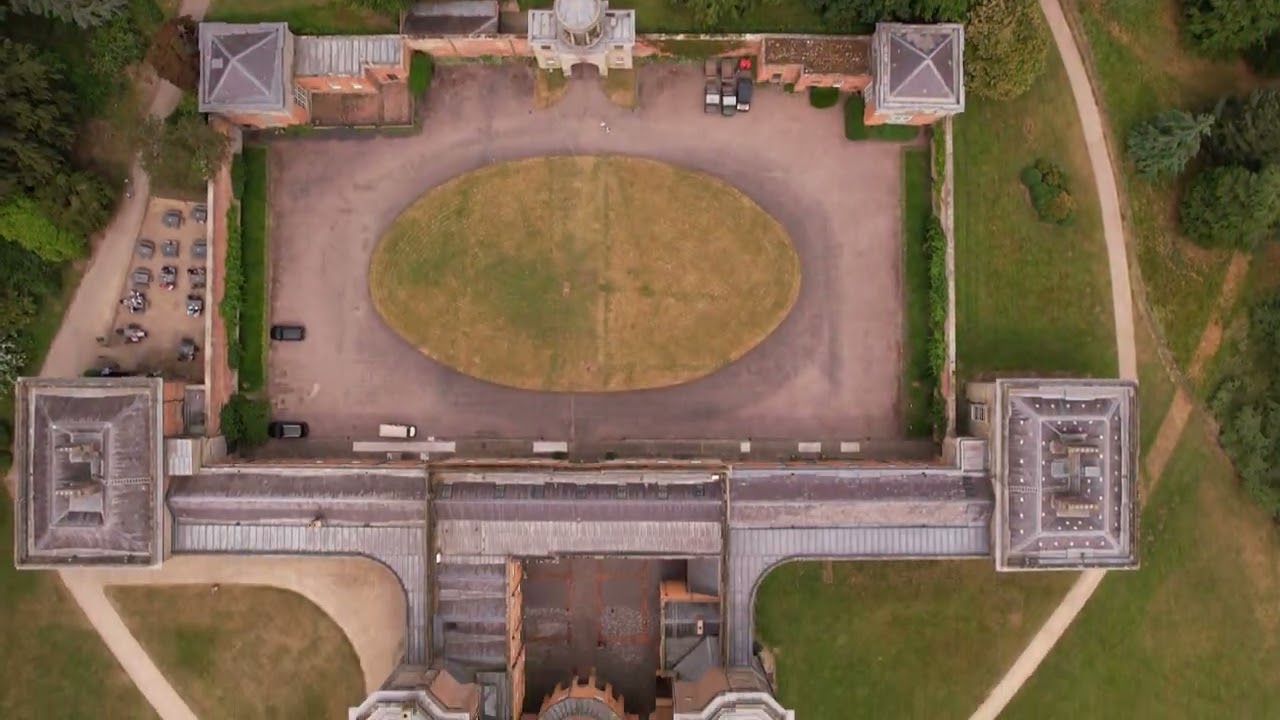 4k Dji Air 2s Video of The National Trusts Attingham Park, Shrewsbury, England