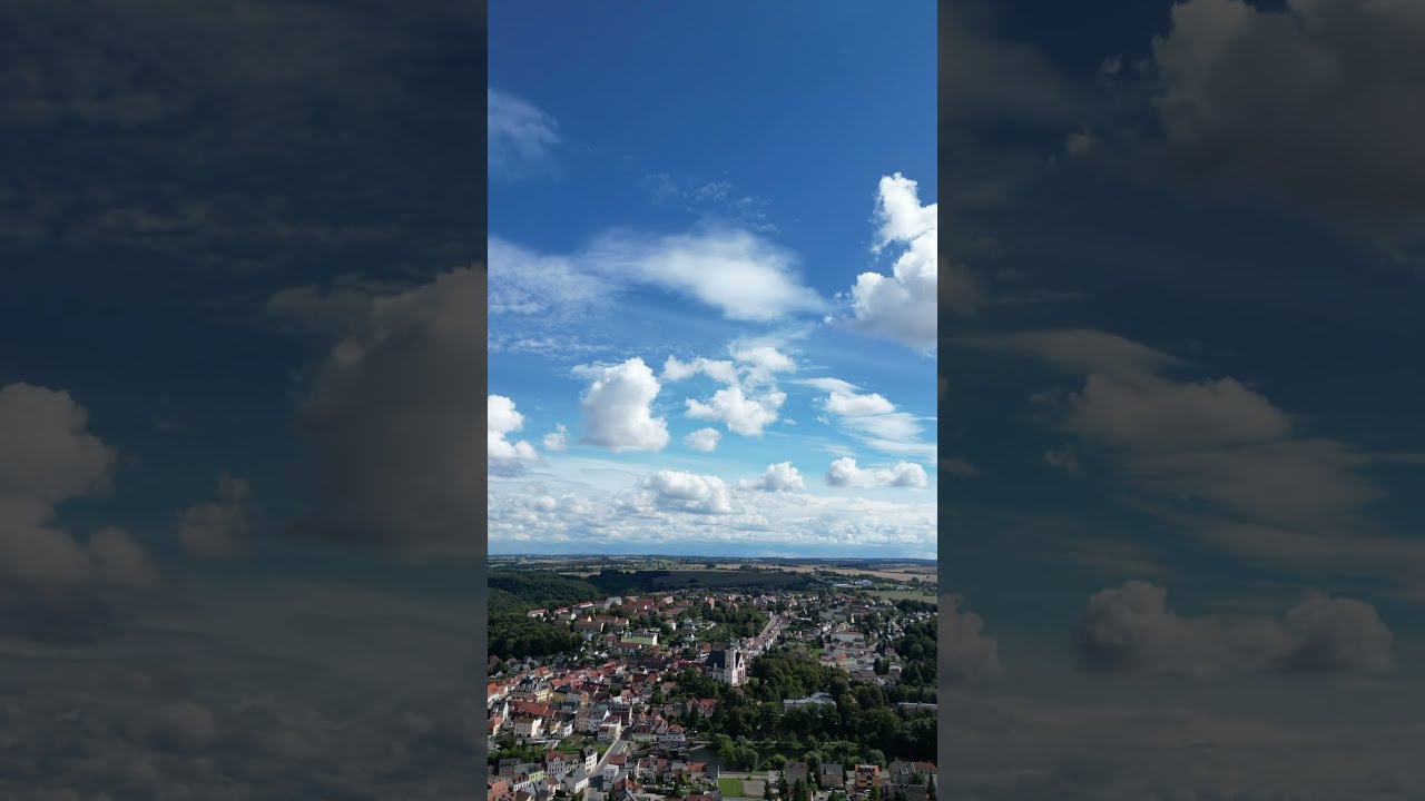 Himmel &uuml;ber Penig (Sachsen) Hyperlapse