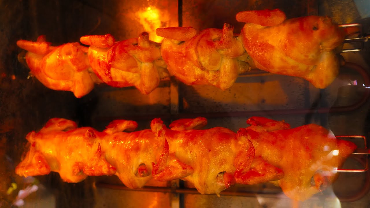 Skewered Whole Chicken with Scorched Rice / Nostalgic Korean Food