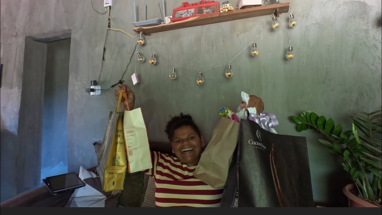 ABRINDO MEUS PRESENTES DE ANIVERSÁRIO ME SURPREENDI 