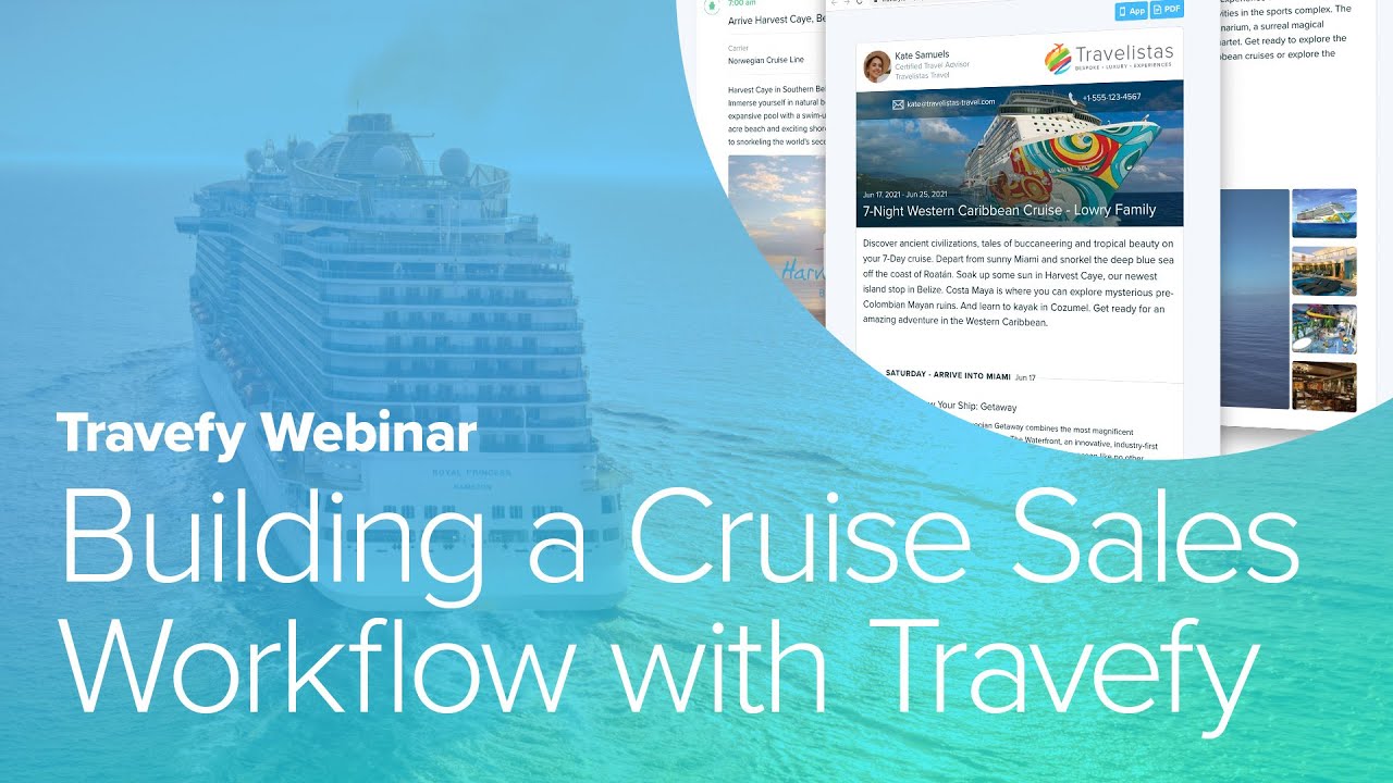 Sailing to Success: Building a Cruise Sales Workflow with Travefy