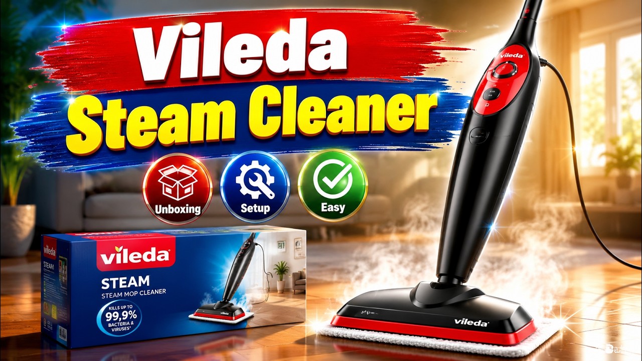 Unboxing Vileda Steam Mop Cleaner | Easy Assembly & Setup Guide