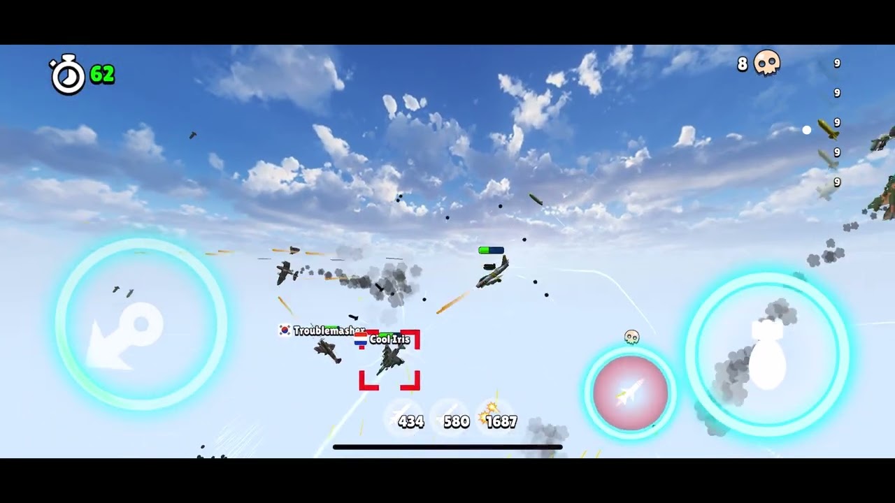 Defeated Phantom aircraft in high-speed dogfights | Bomber Ace Multiplayer Battle!