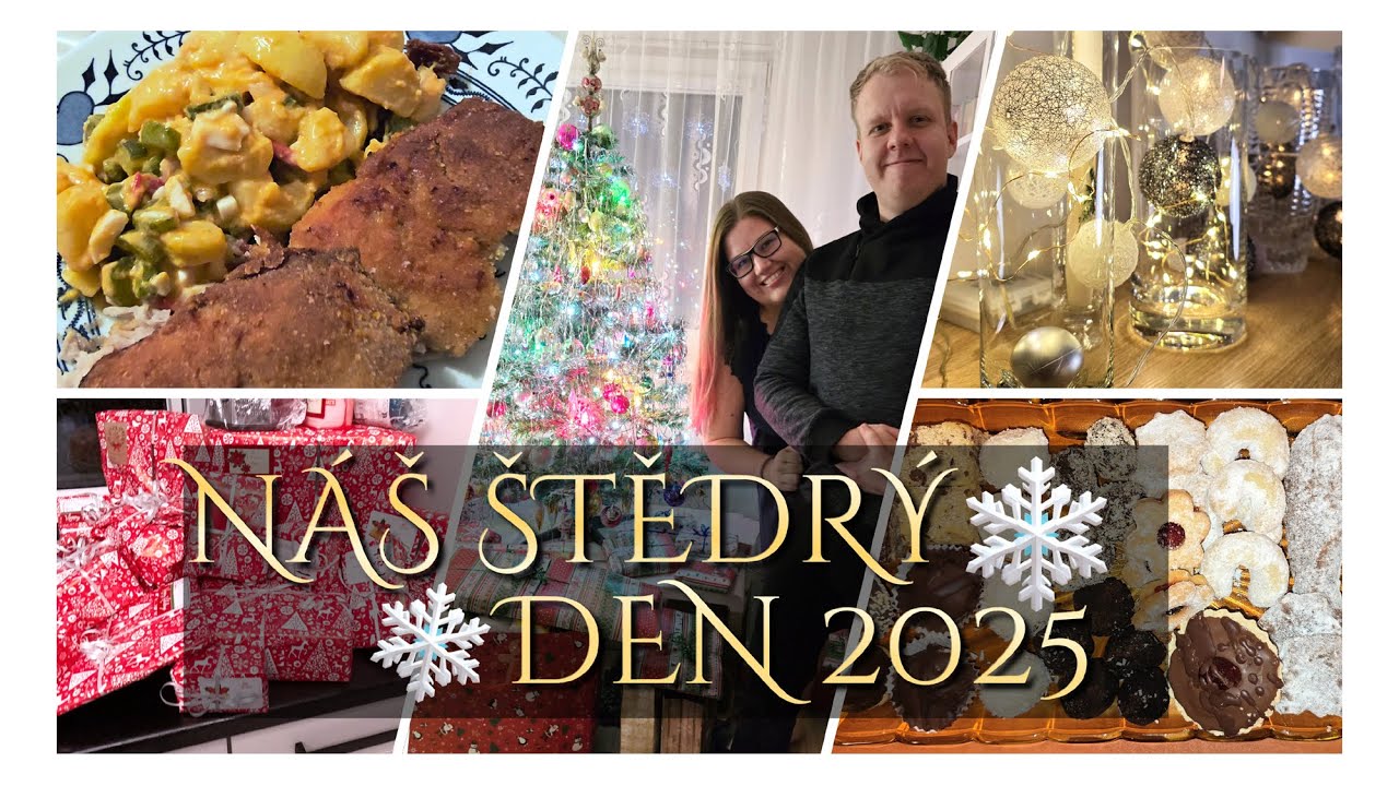 VÁNOCE 2025 | Náš Štědrý den 🎄🎁