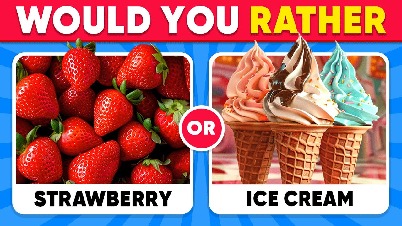 Would You Rather... SUMMER Food and Drinks Edition 🍓🍹🌞 Daily Quiz
