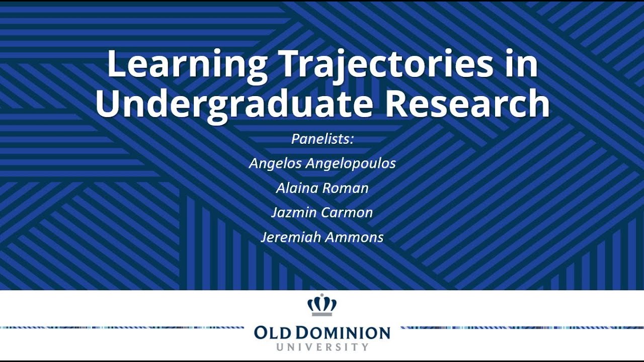 Learning Trajectories in Undergraduate Research