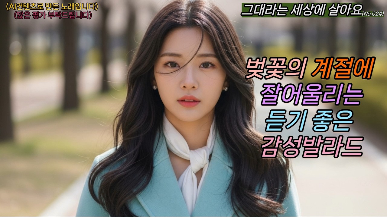 벚꽃의 계절에 잘어울리는 듣기 좋은 감성발라드(024) - 그대라는 세상에 살아요 #발라드 #ballad #봄노래