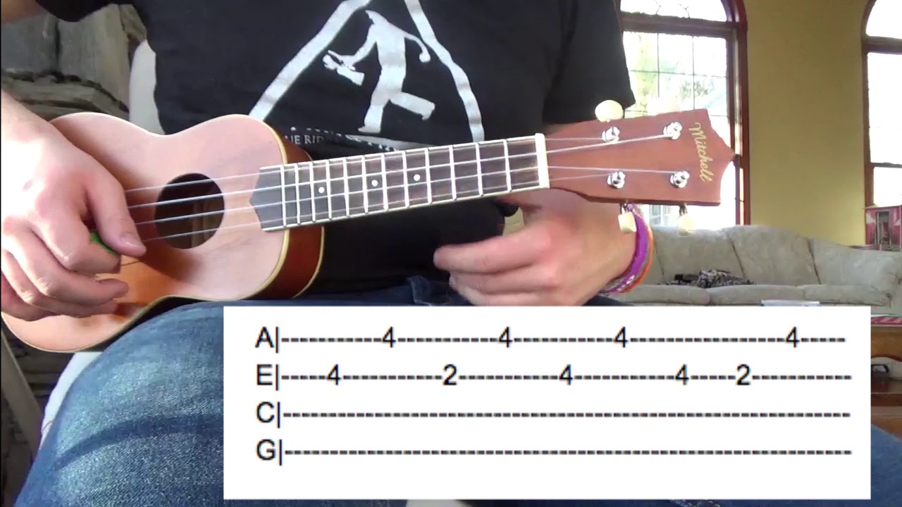 How to play the Mii Theme on the Ukulele (WITH TABS)