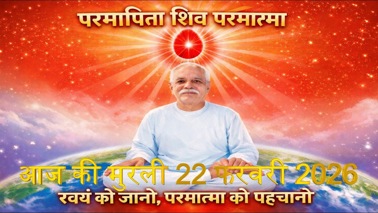 Brahma Kumaris Daily Murali | Om Shanti | Aaj ki Murali | 22 February 2026 | आज की मुरली | 22-2-2026