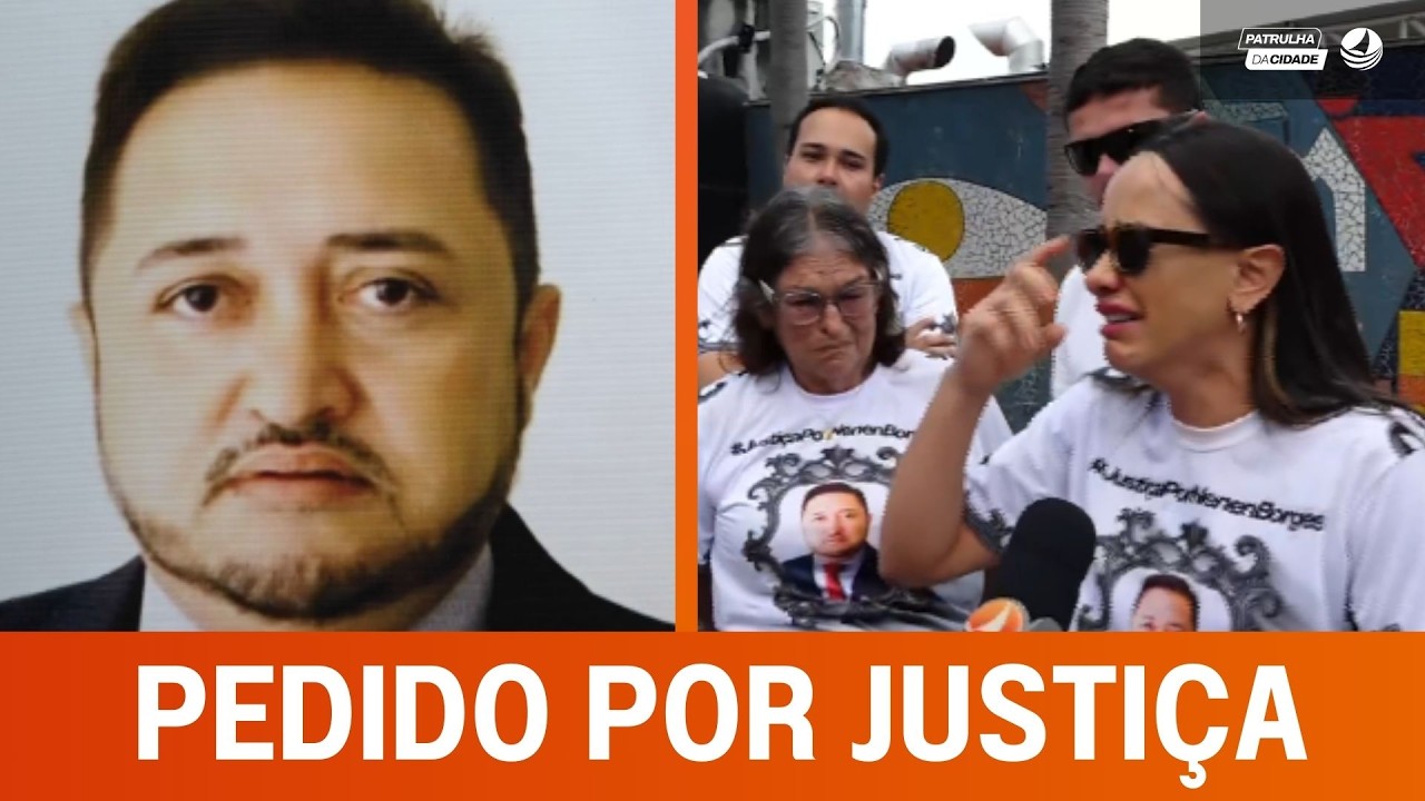 Julgamento do caso do prefeito ASS4SSIN4D0 Neném Borges reúne familiares com pedido de justiça