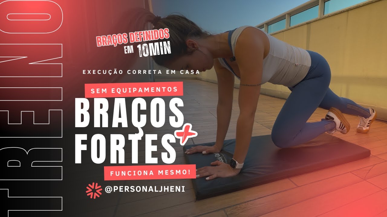Treino de Superiores em Casa: Defina Braços, Ombros e Costas em 10 Minutos!