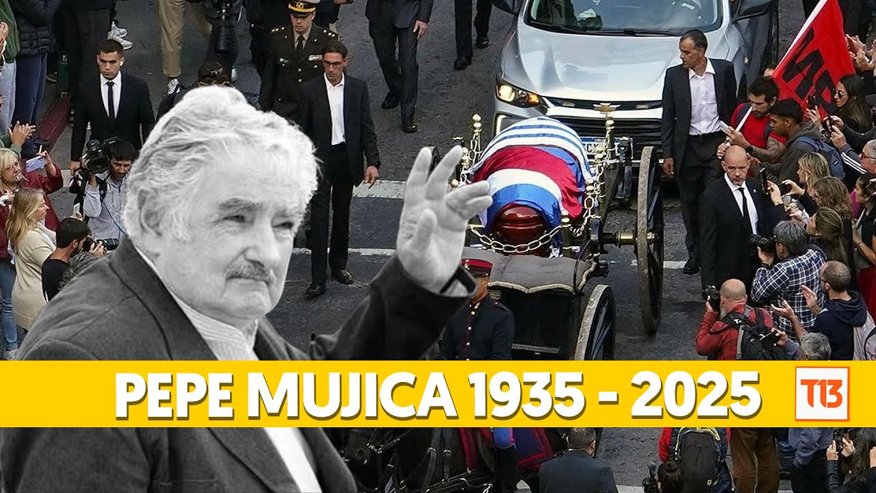 EN VIVO: Uruguay despide masivamente a Pepe Mujica / Funeral del ex presidente uruguayo
