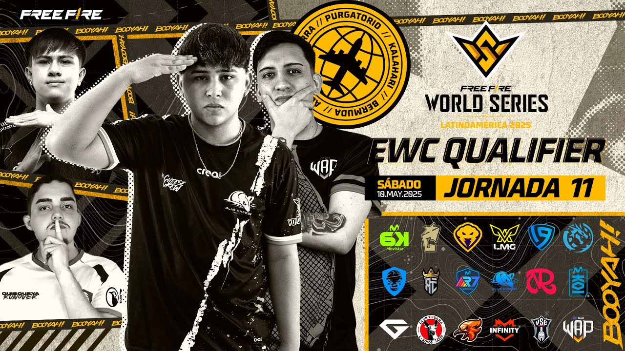 Jornada 11 - Esports World Cup Qualifier | FFWS LATAM 2025  📱