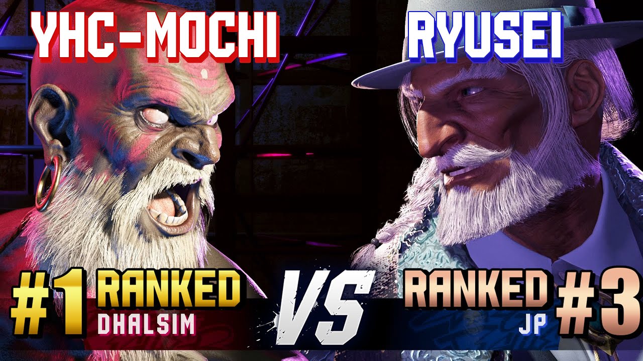 SF6 ▰ YHC-MOCHI (#1 Ranked Dhalsim) vs RYUSEI (#3 Ranked JP) ▰ High Level Gameplay