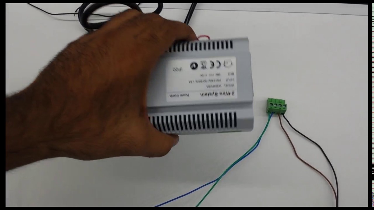 W BOX Multi Apartment VDP connections in Hindi