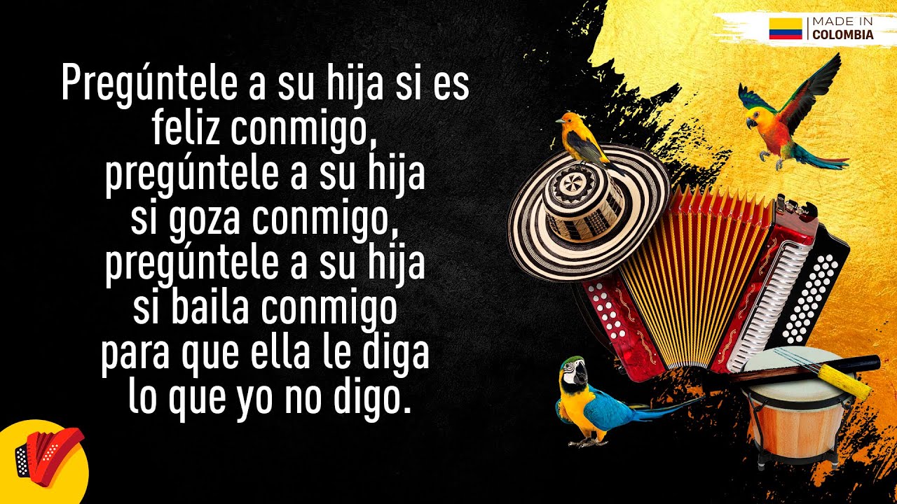 Pregúntele A Su Hija, Farid Ortiz, Video Letra - Sentir Vallenato