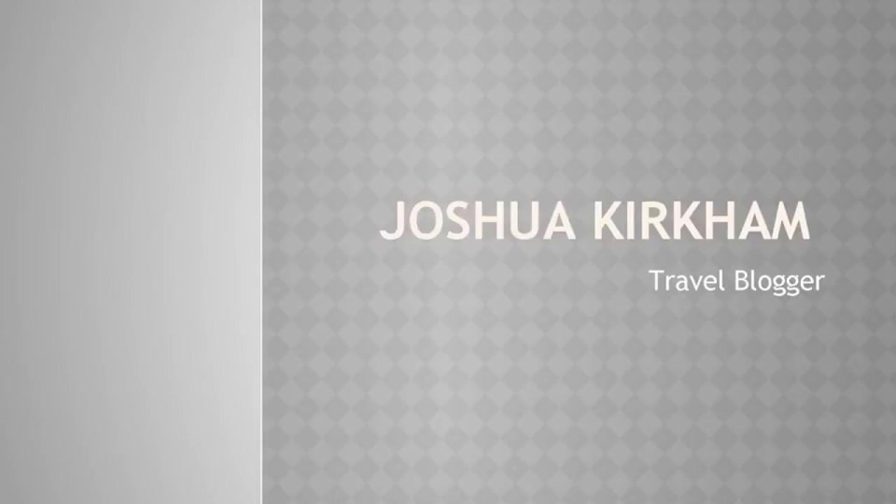 Joshua Kirkham NYC Travel Expert