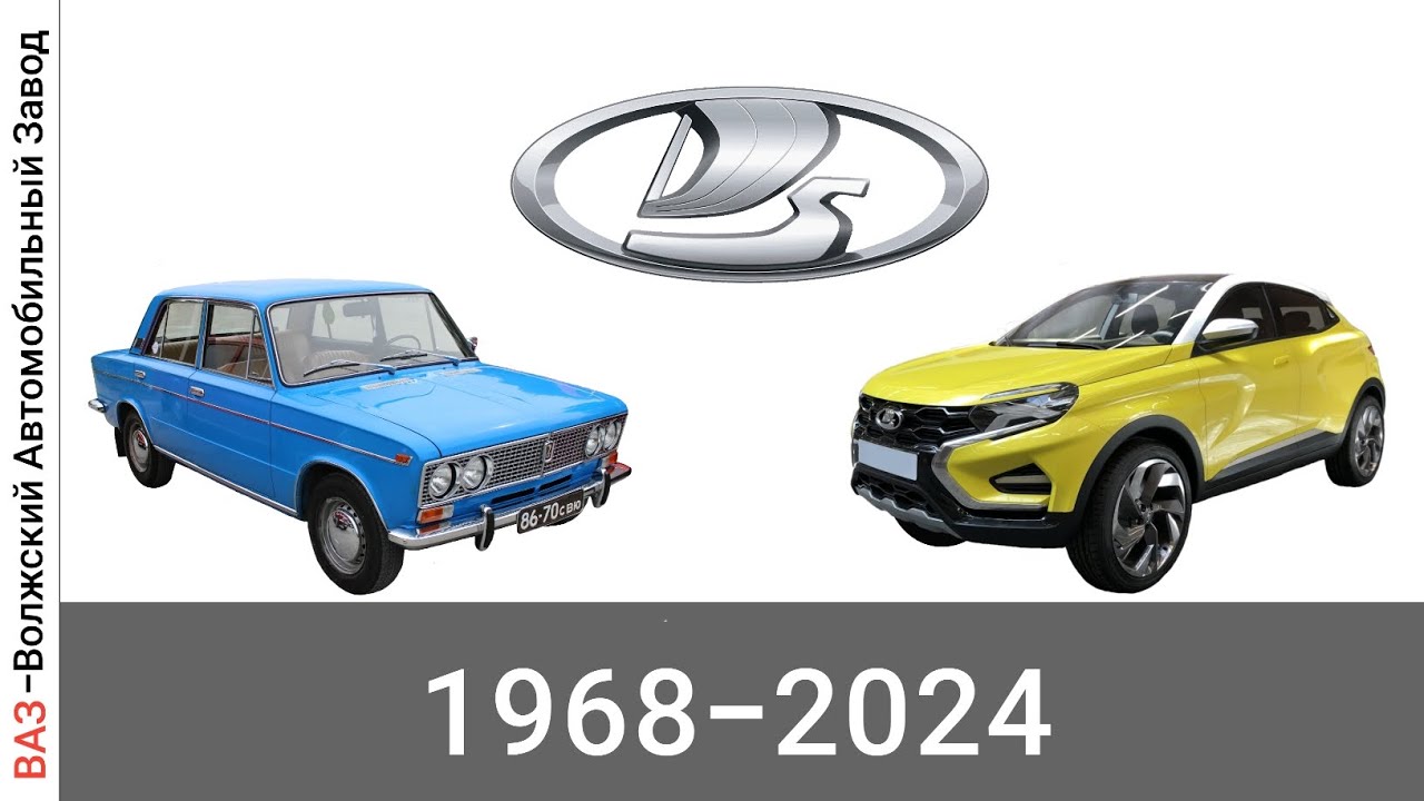 Эволюция LADA (не выпущенные автомобили и образцы) с 1968 года по 2024 год