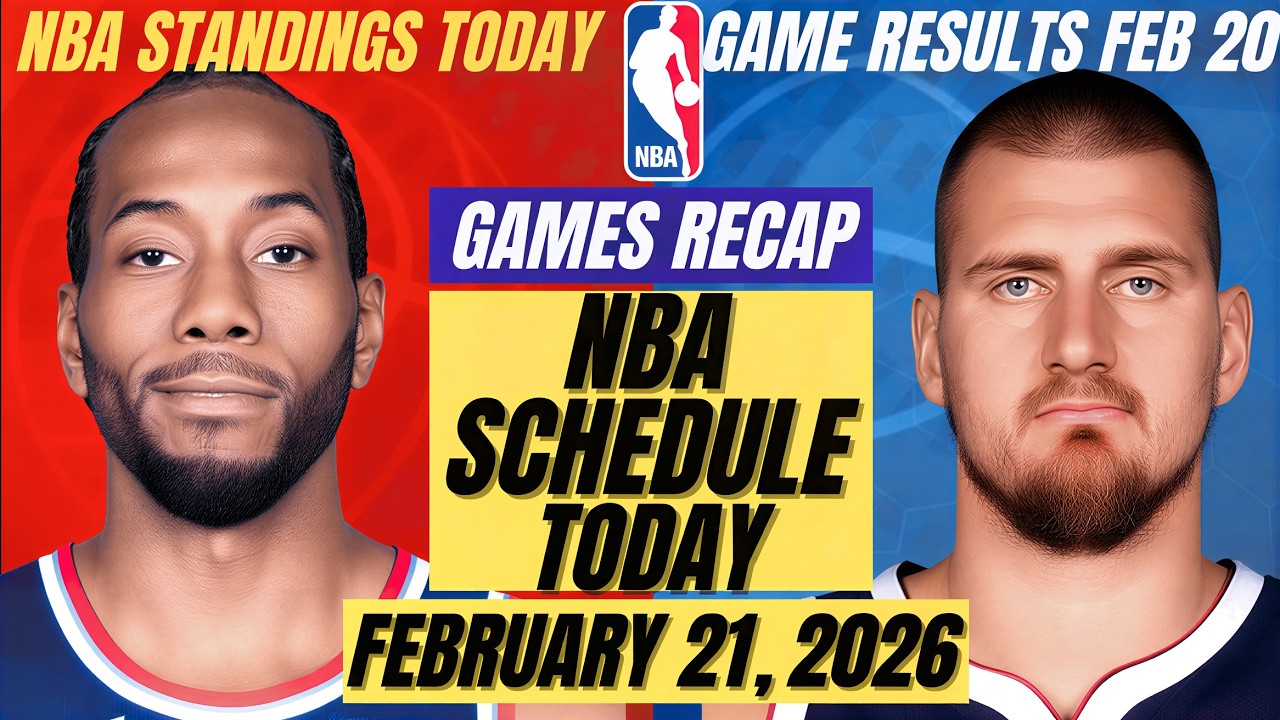 NBA STANDINGS TODAY FEBRUARY 21, 2026 | NBA LIVE GAMES SCHEDULE TODAY | NBA LATEST RESULTS