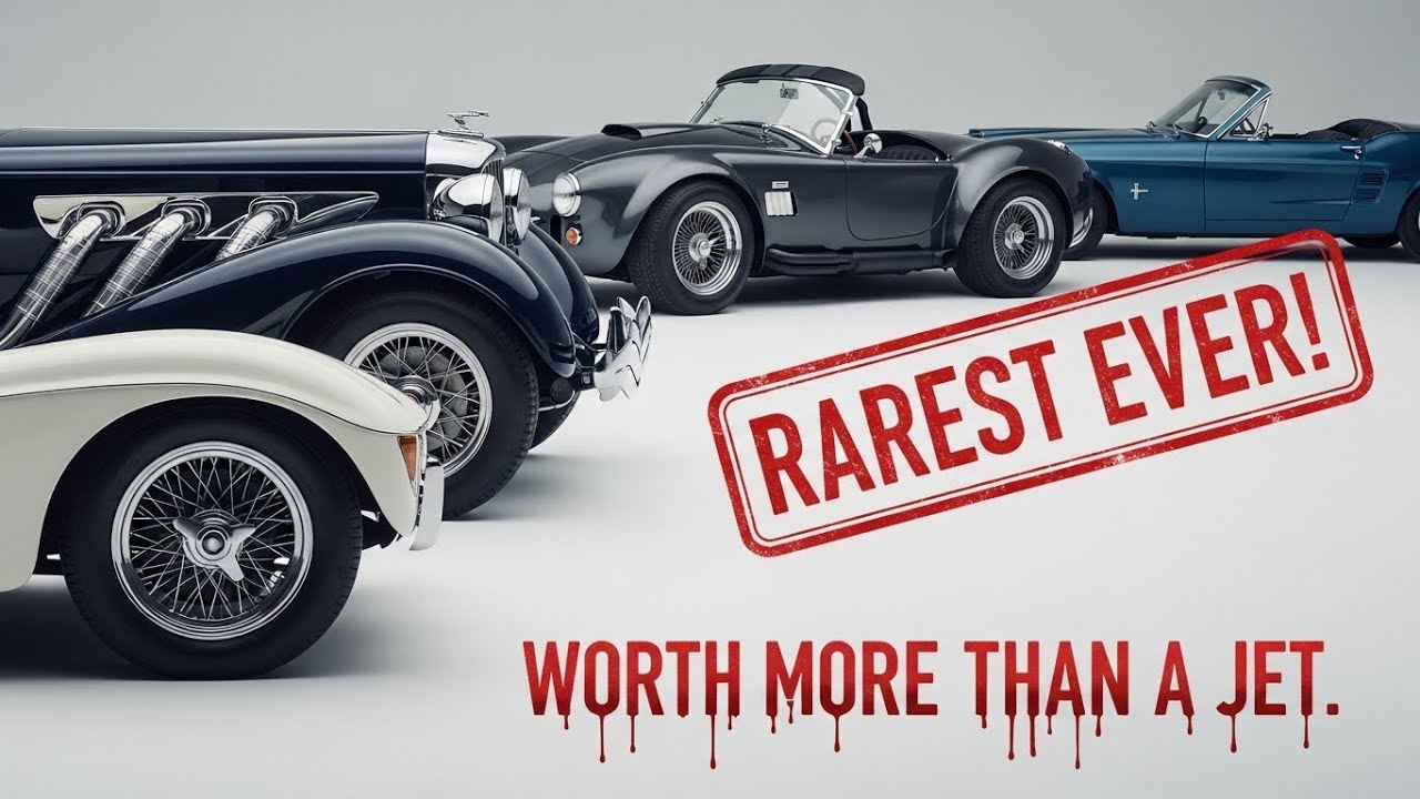 10 of the Rarest & Most Expensive American Vintage Cars Ever Sold