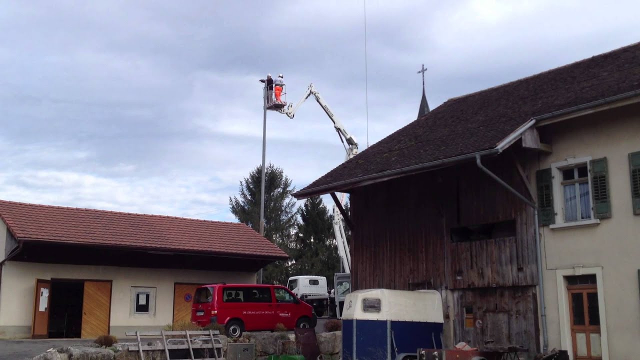 Sirenenmontage Jura