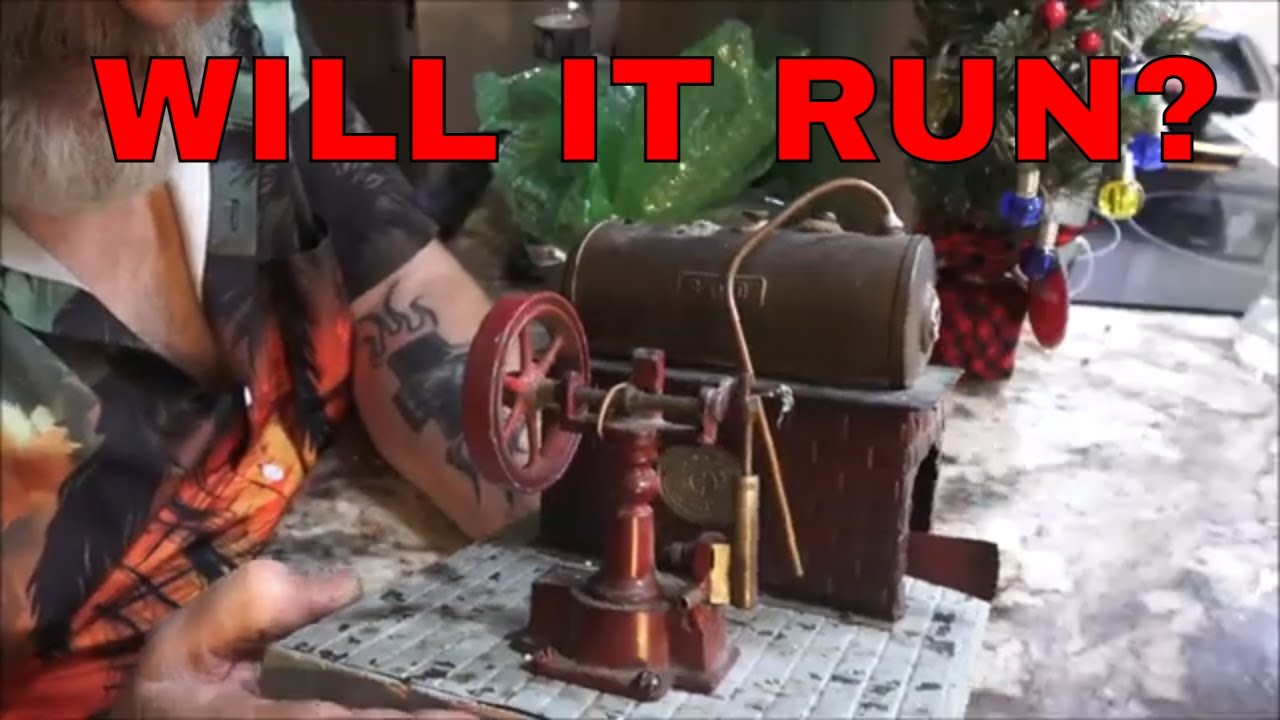 Old Homemade Steam Engine Will It Run