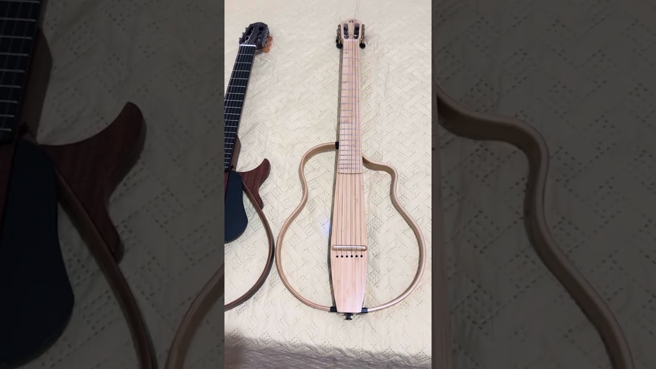 Viol&atilde;o Natasha nylon X Yamaha Silent 200 N #natashaguitars