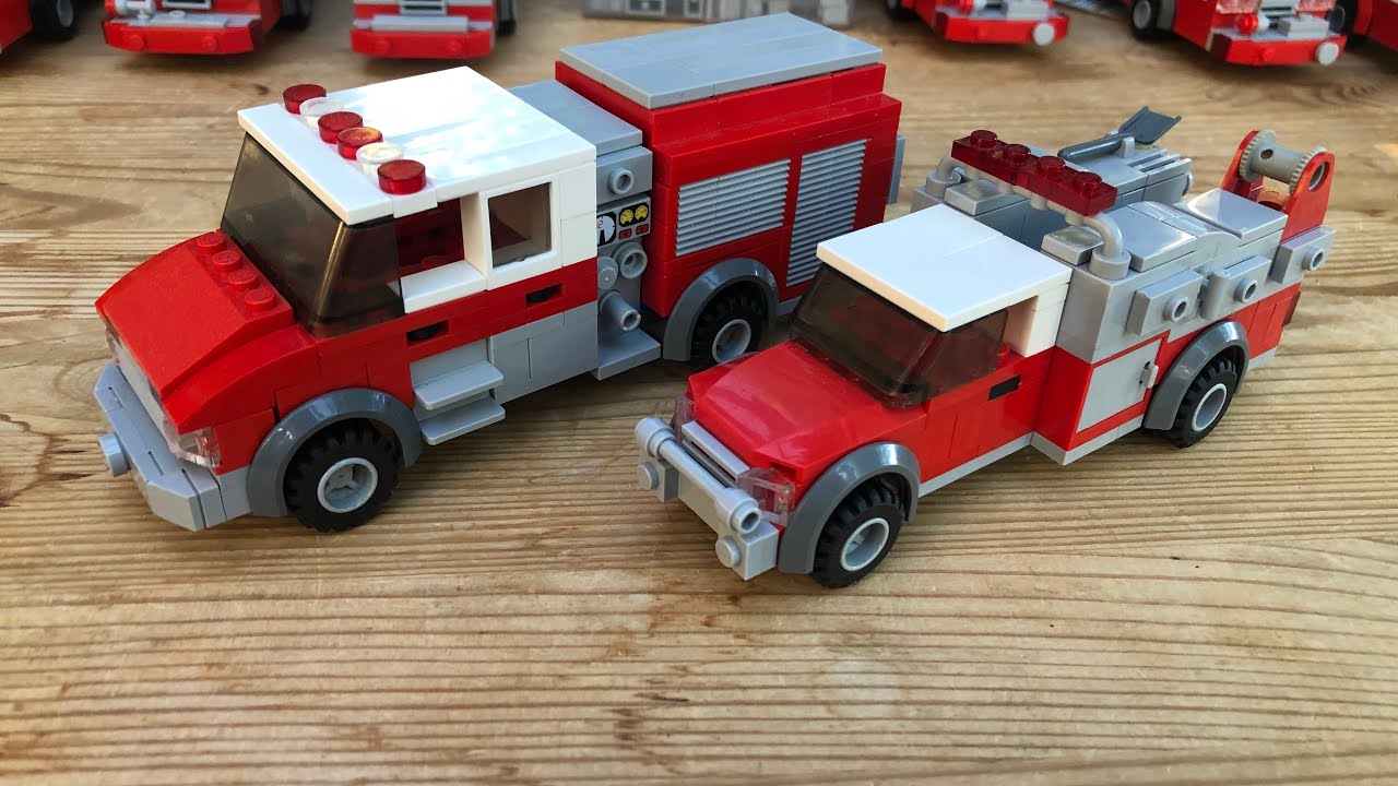 New Lego brush truck Mocs!