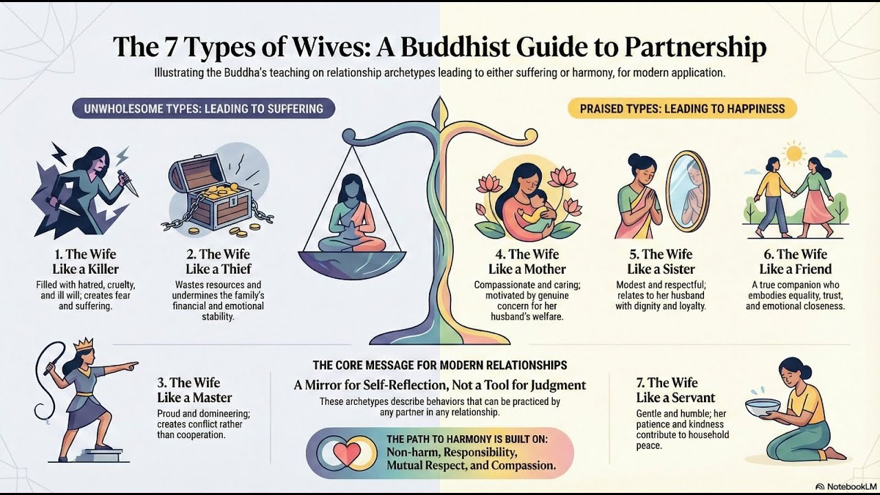 The Buddha’s Teaching on the Seven Types of Wives