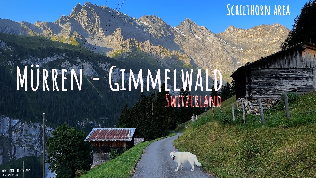 Best places to visit in the swiss alps - M&uuml;rren Gimmelwald -