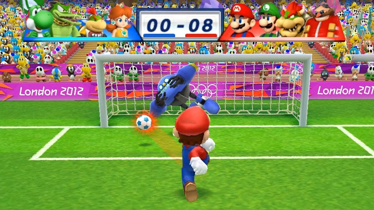 Mario & Sonic At The London 2012 Olympic Games Football Mario, Luigi, Bowser, Dr Eggman
