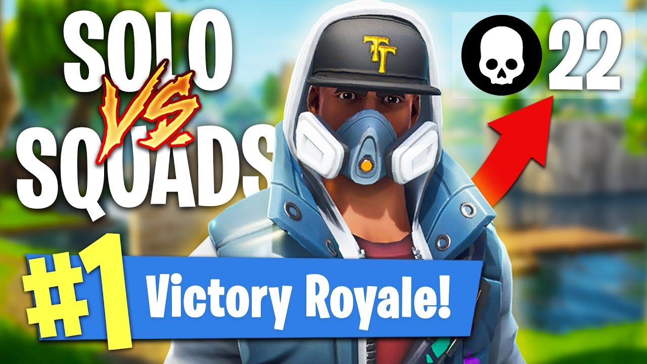 CRAZY 22 KILL SOLO vs SQUADS GAME!! (Fortnite Battle Royale)