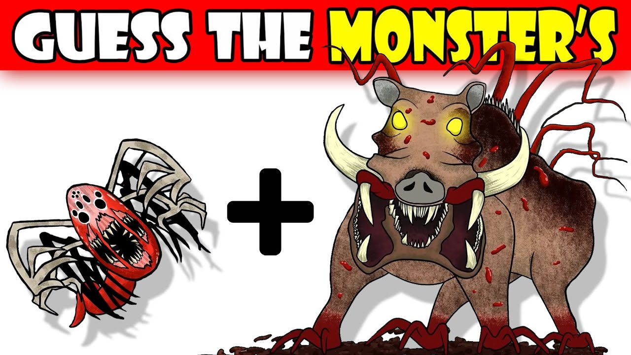 😭 Guess The MONSTER By EMOJI & VOICE | Zoochosis Horror Game | Boar Monster + Spider Giraffe