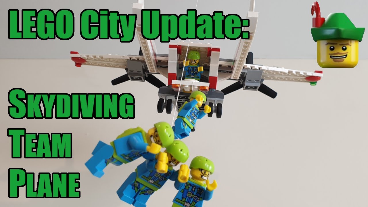LEGO City Update - Skydiving Team Plane 60116 🛩🏹