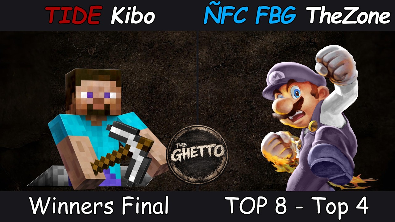 THE GHETTO #3 WInners Final - TIDE Kibo (Steve) Vs. ÑFC/FBG TheZone (Mario) SSBU