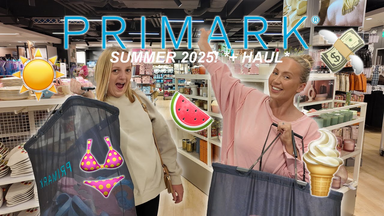SHOP WITH US at PRIMARK SUMMER 2025!  *sister day*