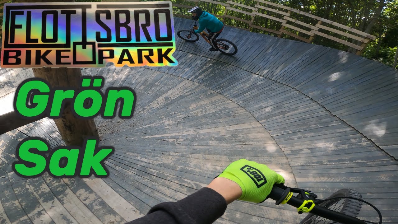 Flottsbro Bike Park: Grön Sak