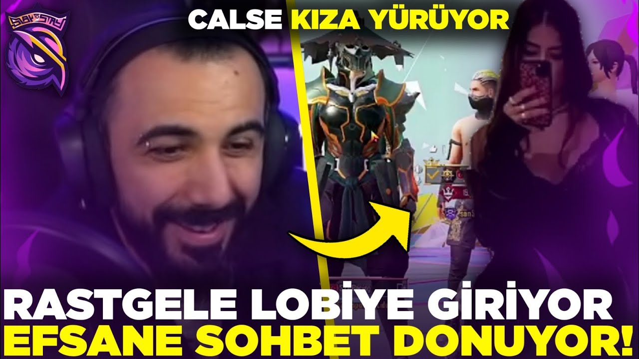 BARIŞ G RASTGELE LOBİYE GİRİYOR! CALSE KIZA YÜRÜYOR! EFSANE ORTAM!