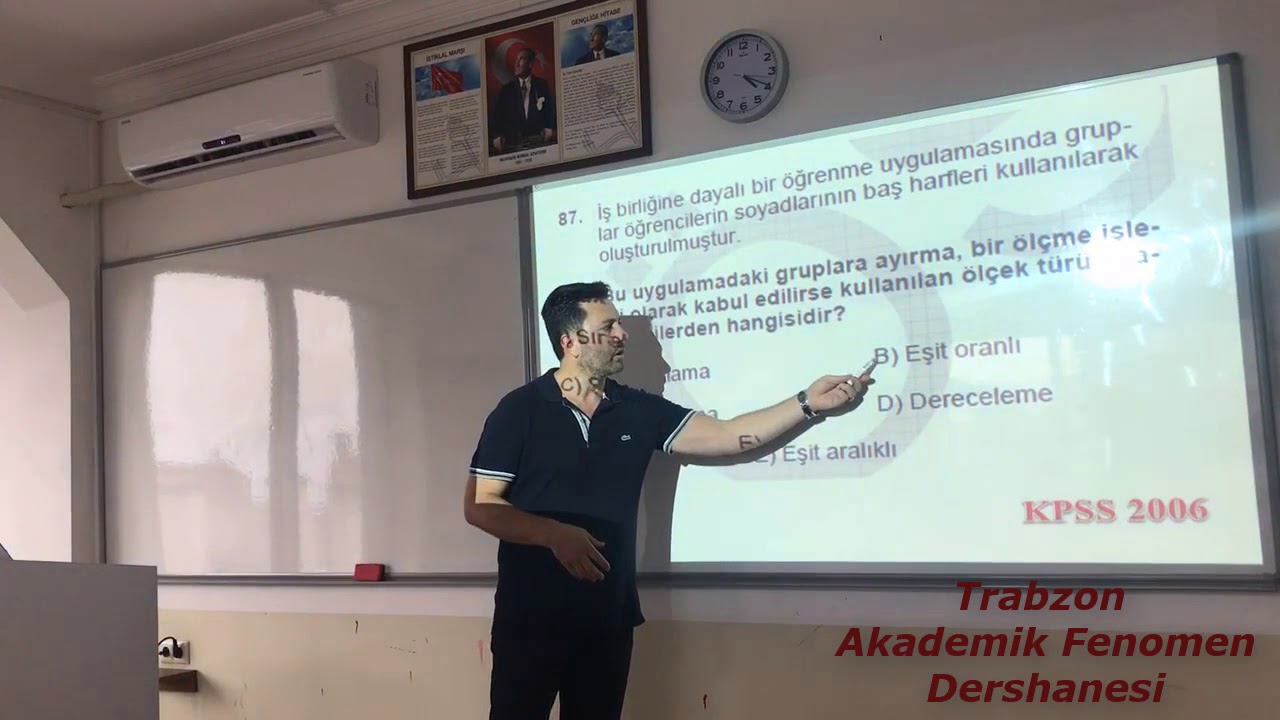 2006 KPSS ÖLÇME ve DEĞERLENDİRME ÇIKMIŞ SORULAR