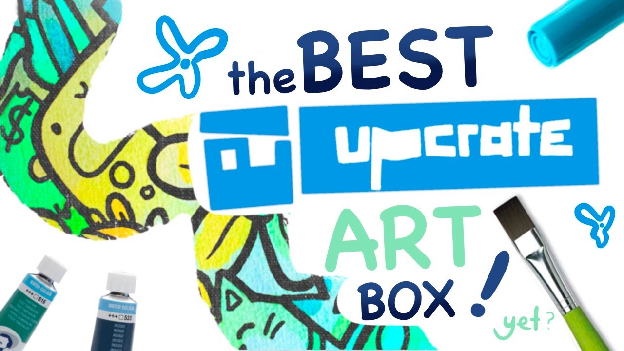 BEST ART BOX YET!?? // Upcrate Subscription Art Supplies UNBOXING!!