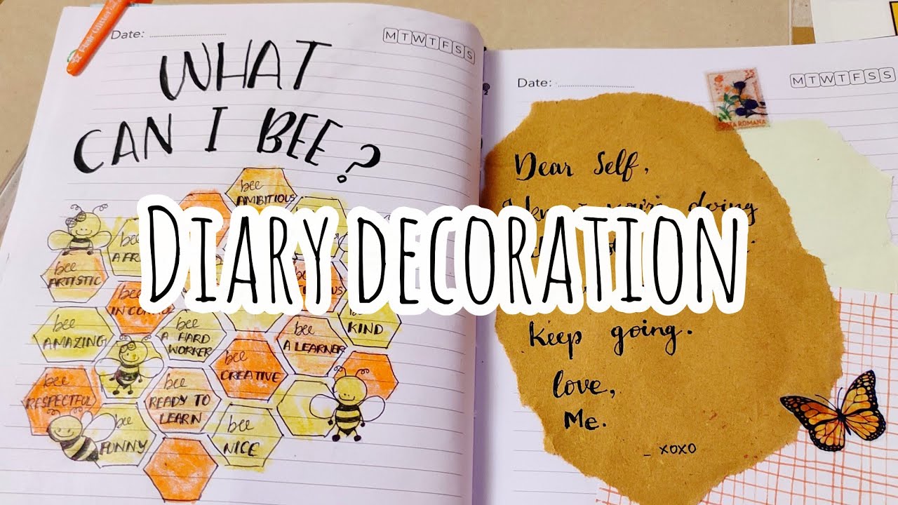 @No Copyright Video Vault Diary Decoration | Bullet Journal Diary Writing | My personal Diary